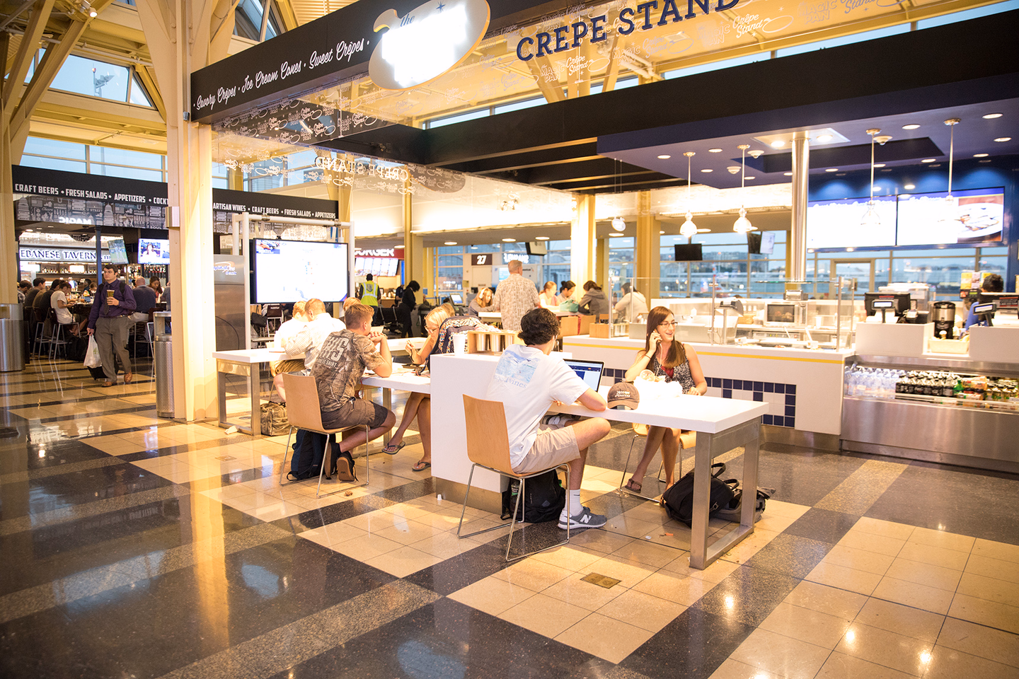 Adaptive Ventilation for Food Courts