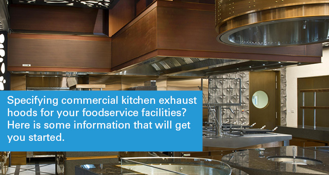 Technische Daten von Dunstabzugshauben für gewerbliche Küchen