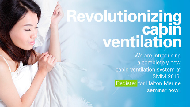 Halton Marine revolutionizes cabin ventilation