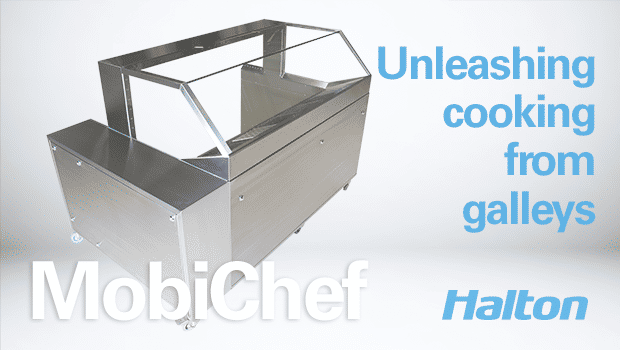 More glass surface for Halton Marine MobiChef