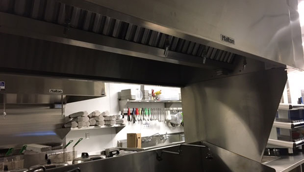 Halton EO Exhaust Hoods at Mosaic Stadium