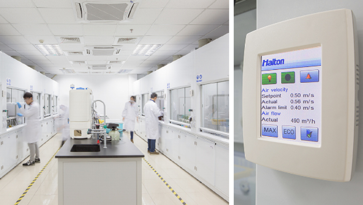 Halton Vita Lab Solo in Chemical Laboratory in Ningbo, China