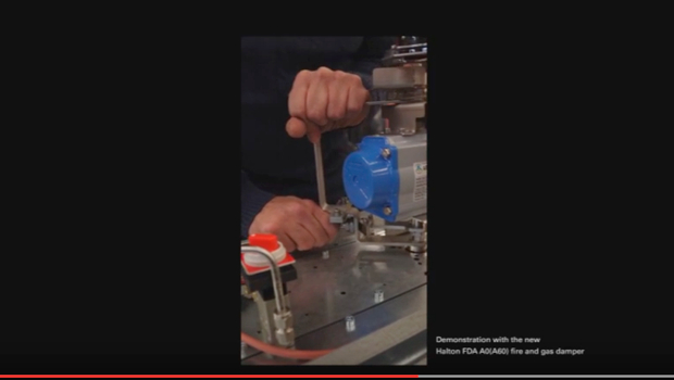 How to secure fire damper function with manual override?