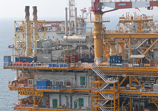 Yadana – Offshore platform
