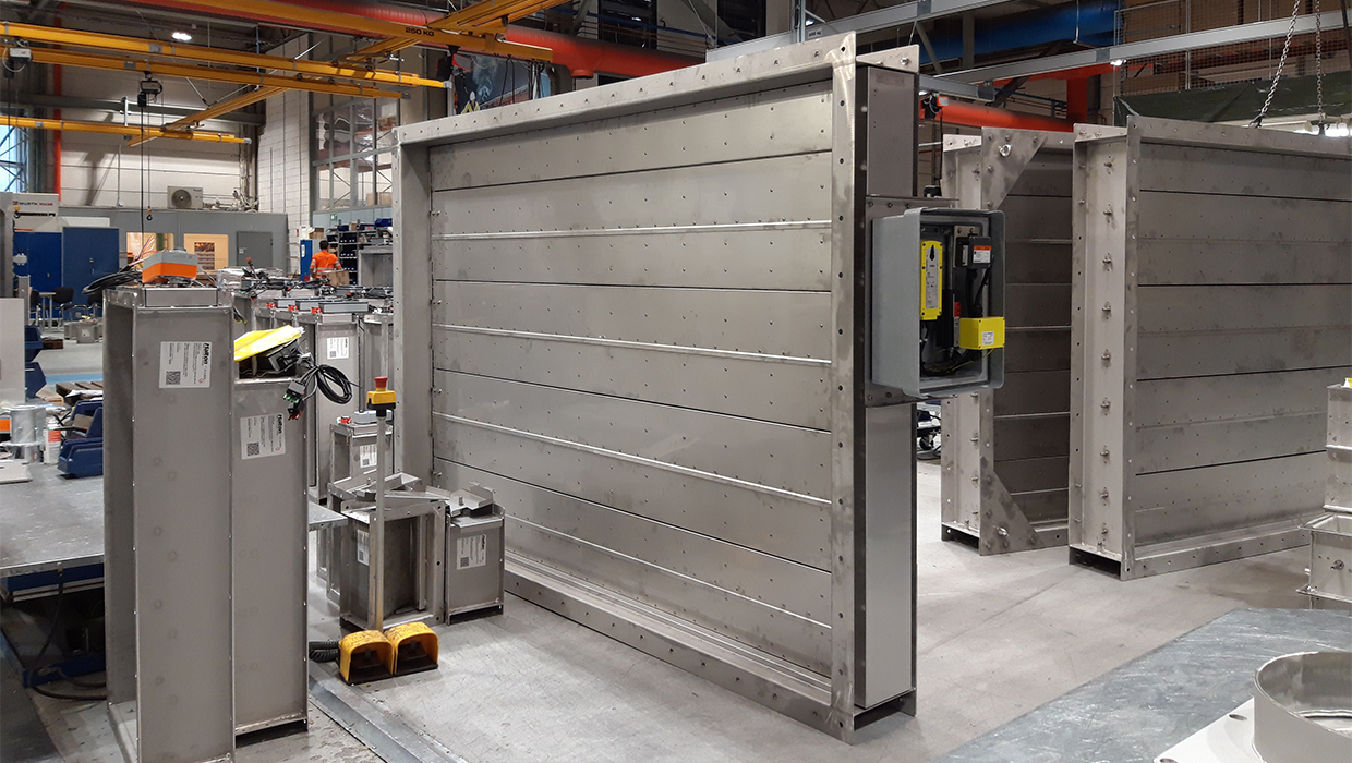 Halton supplied UTG shut-off dampers specially designed for demanding arctic conditions to the Novoportovskoye oil and gas field in Russia