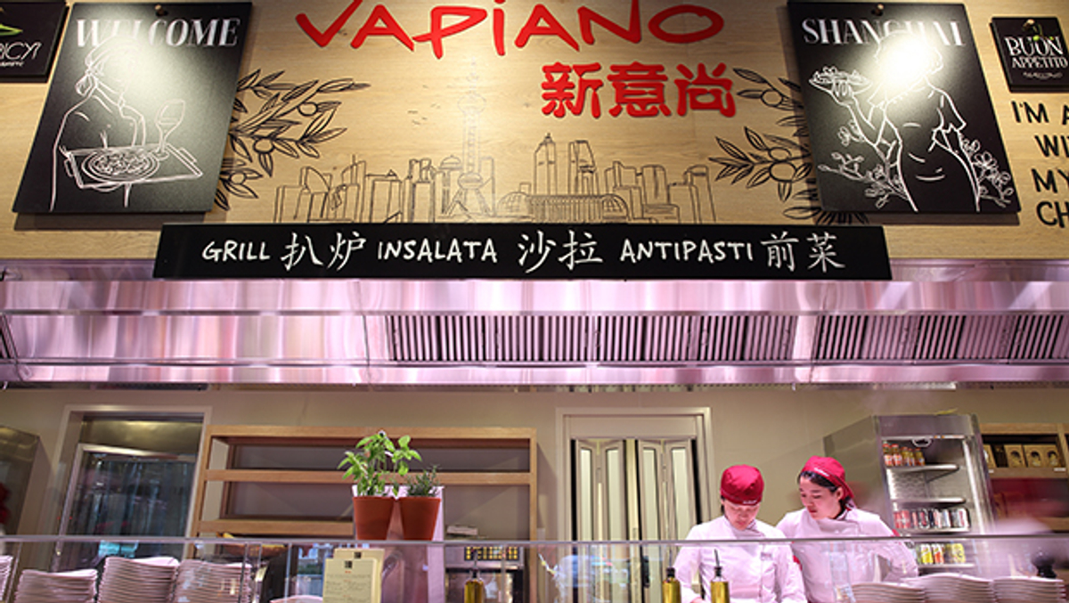 Vapiano restaurant opened in Shanghai with Halton kitchen ventilation solution