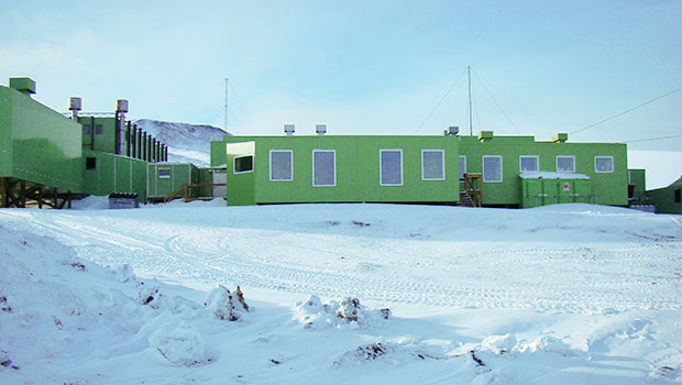 Scott Base, Ross Island, Antartica