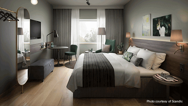 Halton central vacuum cleaning system to the new Scandic hotel at Helsinki-Vantaa airport