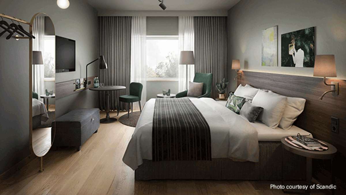 Halton central vacuum cleaning system to the new Scandic hotel at Helsinki-Vantaa airport