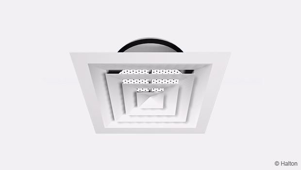 Halton DFA – Square conical diffuser