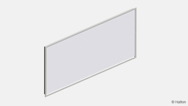 Halton HDF – Exhaust grille with filter