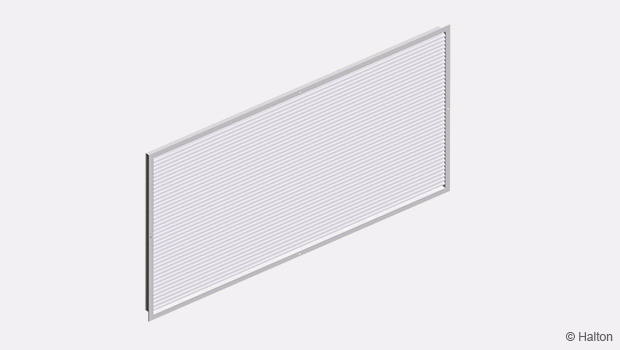 Halton HDF – Grille d’extraction avec filtre