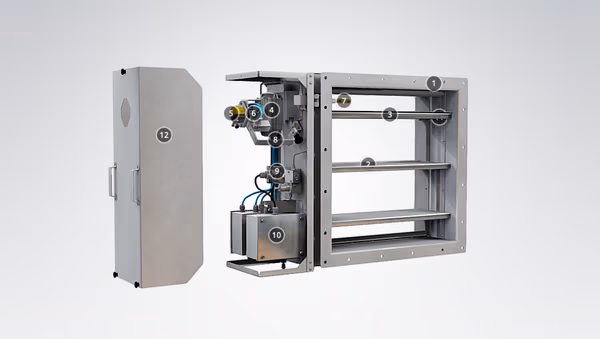 FDA &#8211; A0(A60) Fire and gas damper