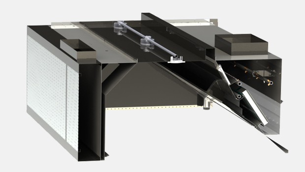 KVC-WW – Water wash hood with supply air (UL)