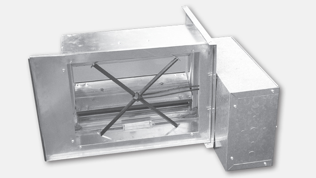 KVV-S – Kitchen ventilation square VAV box