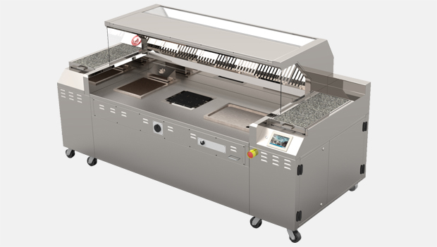 KMC-A – MobiChef mobile cooking station with appliances (ETL)