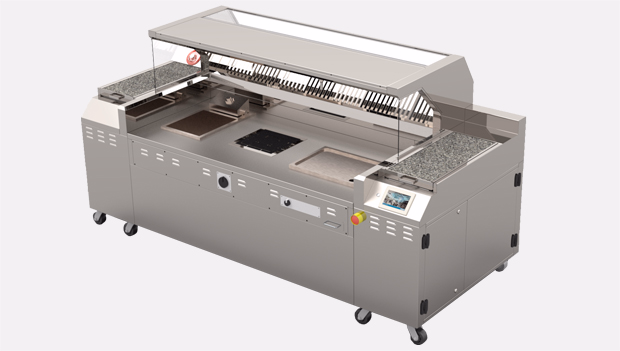 KMC-A – MobiChef mobile cooking station with appliances (ETL)