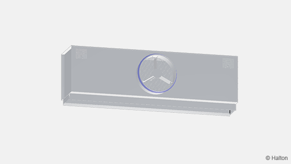 Halton PLL &#8211; Plenum for linear slot diffuser