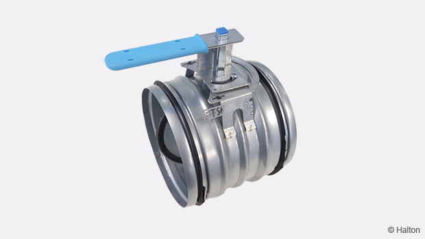 Halton PTS – Ilmavirran säätöpelti (yksiläppäinen)