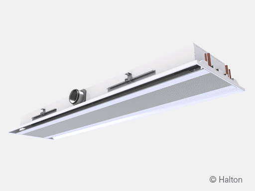Halton CaBeam – Chilled beam for recessed installation