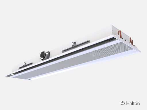 Halton CaBeam – Chilled beam for recessed installation