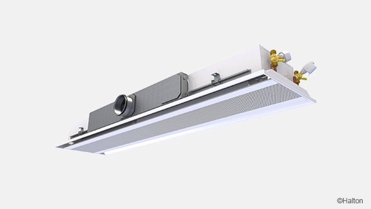 Halton Rex R6O &#8211; Variable air volume chilled beam (VAV)