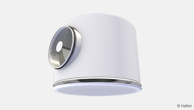 Halton TCV – Deckenauslass mit integriertem Anschlusskasten