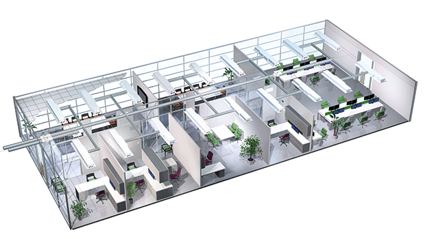 VARIO Halton Vario System for High Class Offices