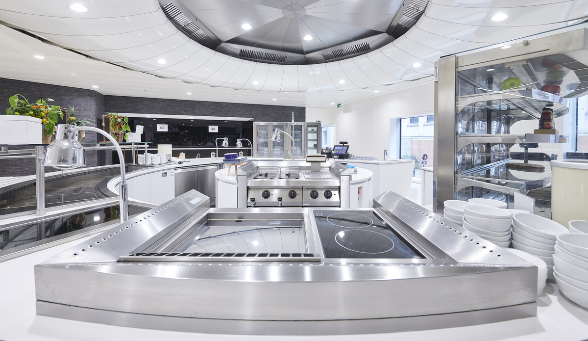 CBR Stützstrahltechnik  zur Montage unmittelbar vor oder an den Kochgeräten