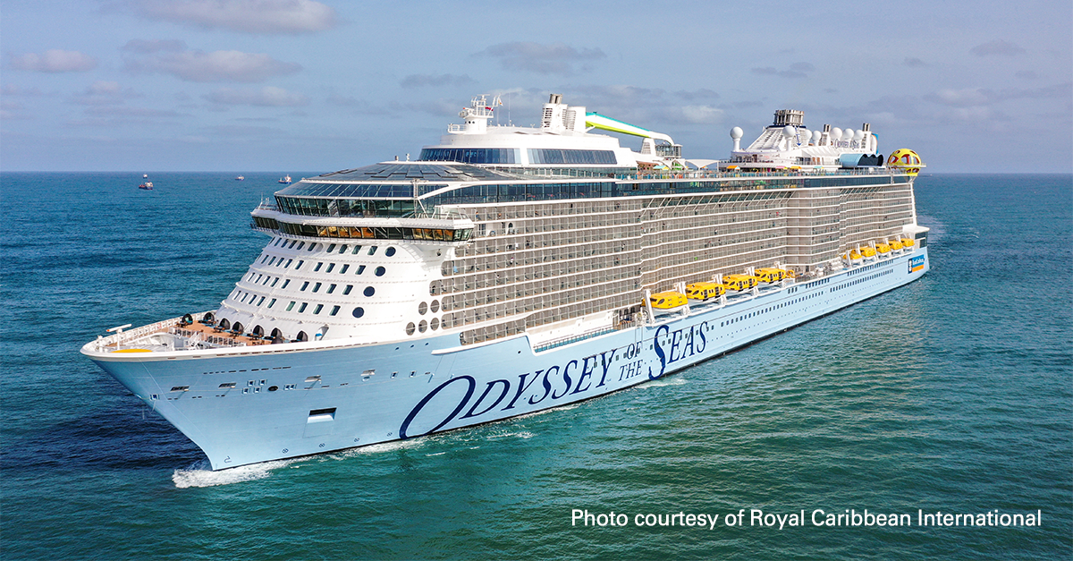 Odyssey of the Seas is equipped with 1,000 pieces of Halton dampers