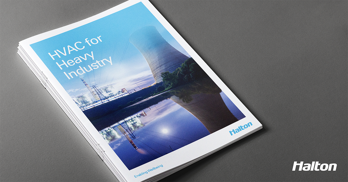 Download Halton’s new brochure, HVAC for Heavy Industry