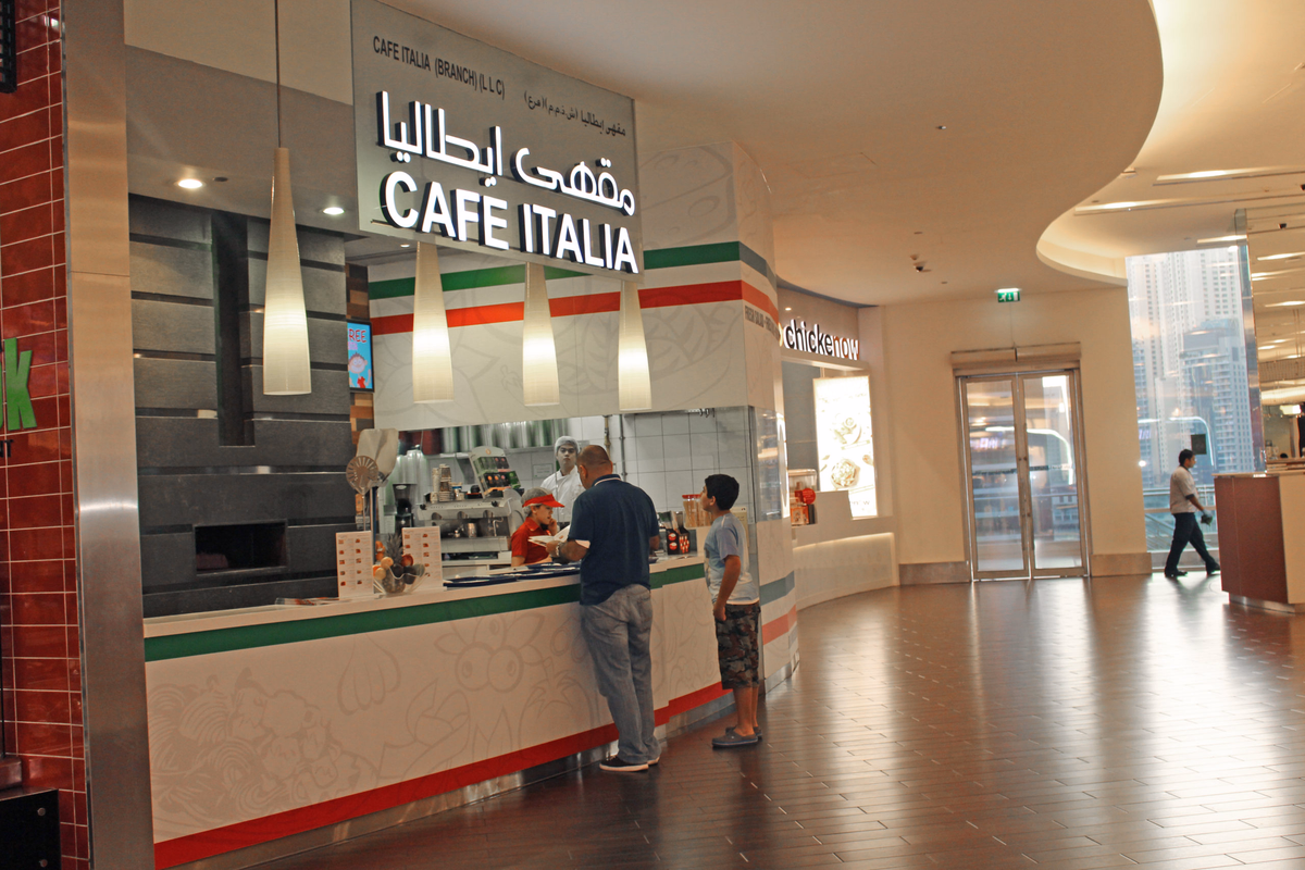 Cafe Italia | Dubai Marina Mall, United Arab Emirates