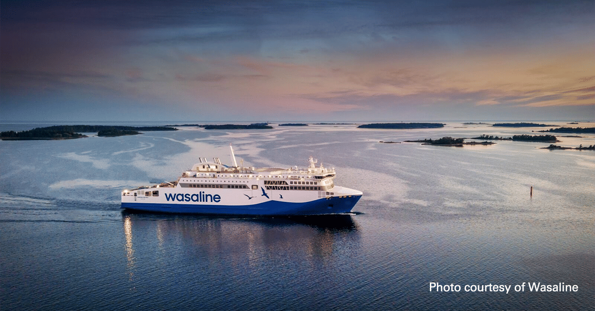 Aurora Botnia, the world’s most environmentally friendly car and passenger ferry, is equipped with Halton Marine dampers