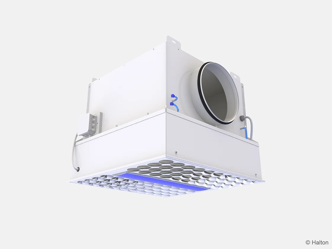 Halton Vita VHR &#8211; HEPA diffuser with blue light disinfection