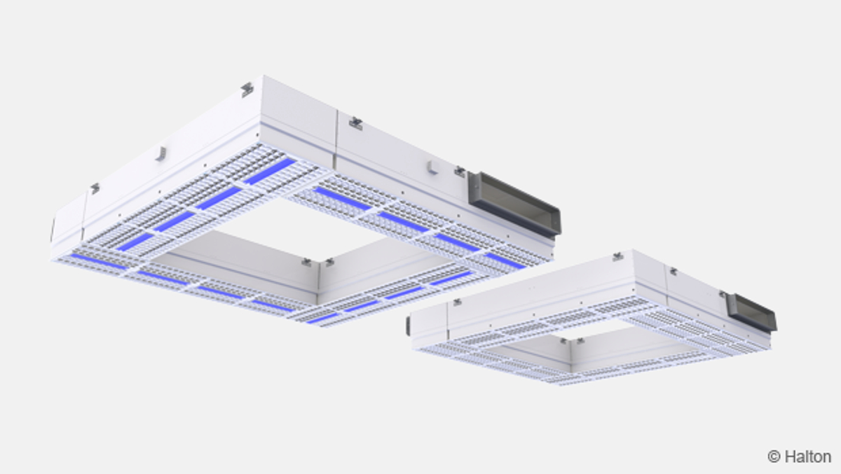 Halton Vita VSR &#8211; Supply air unit with blue light disinfection