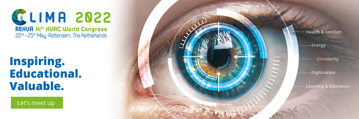 Meet us at CLIMA 2022 in Rotterdam, NL, on May 22-25