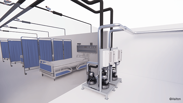 Halton Vita Extract (VEX) – Gas and smoke extraction solution