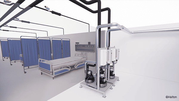 Halton Vita Extract (VEX) &#8211; Gas and smoke extraction solution