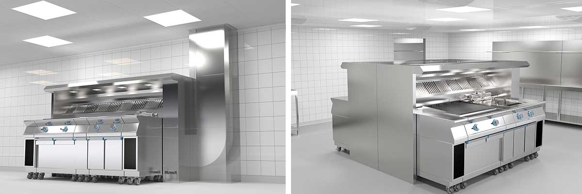 The all-new ModularChef low profile Capture Jet™ Hood saves greatly on energy bills