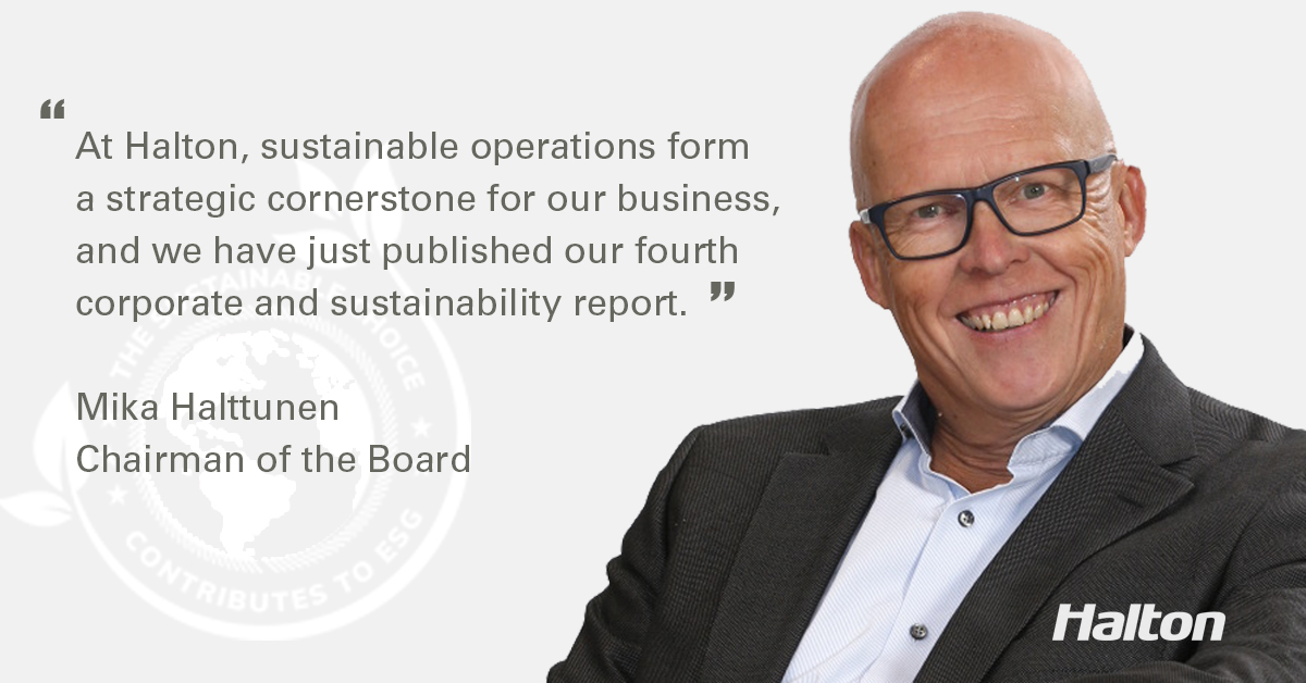 Halton’s Sustainability Performance Report 2021 has now been published