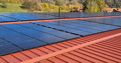 The first solar power plant was implemented in Halton’s Reit im Winkl factory