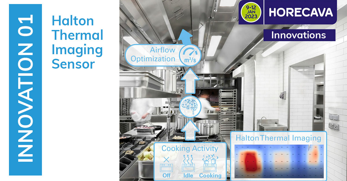 INNOVATION 01: Halton Thermal Imaging Sensor  | Horecava Amsterdam 2023