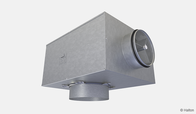 Halton Pop PDI – Plénum pour diffuseurs