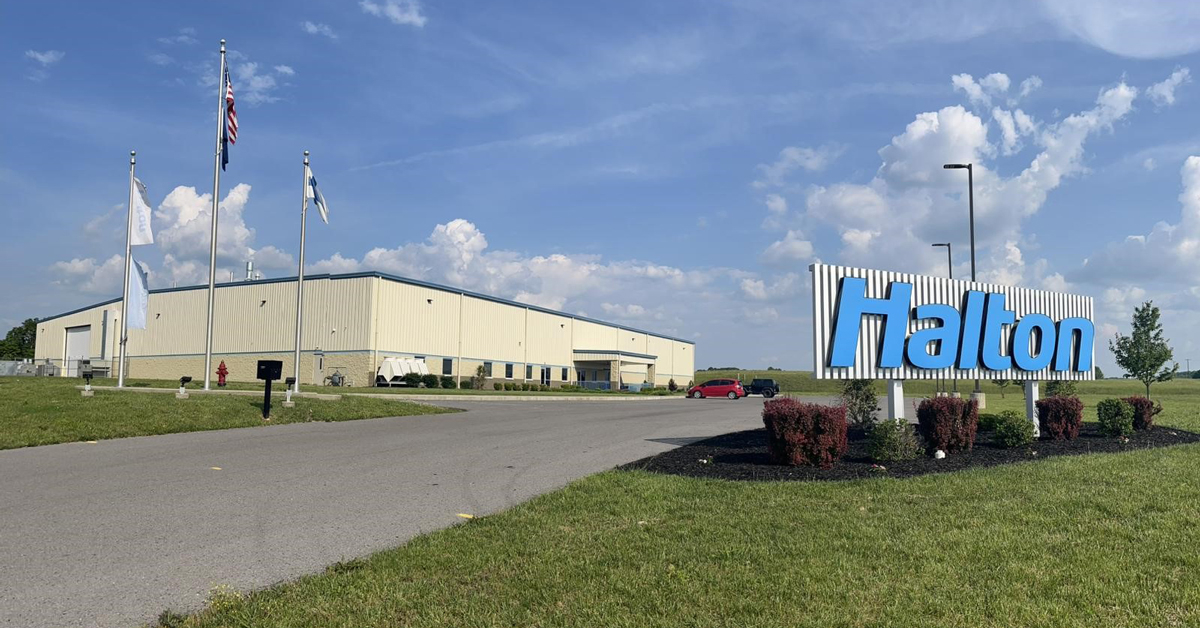 Halton expands manufacturing facility in Kentucky, USA with $7.4 million investment creating 60 full-time jobs