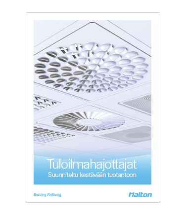 Halton tuloilmahajottajat esite