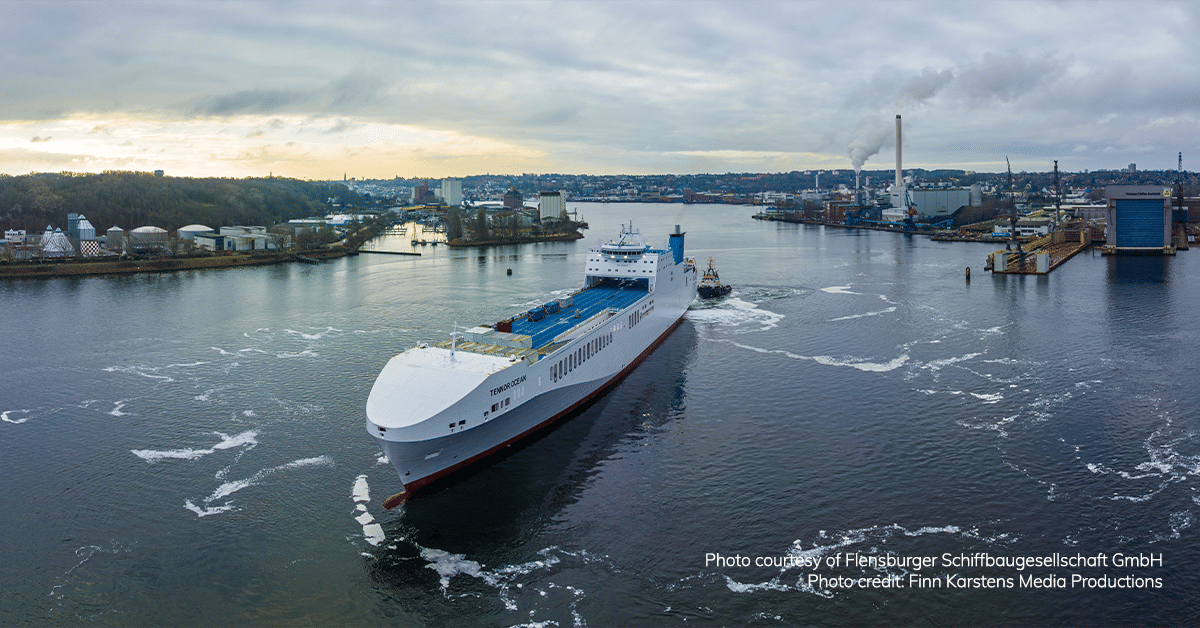Halton Marine supplied high-quality dampers for MV Tennor Ocean, a 210-meter-long roll-on/roll-off ferry