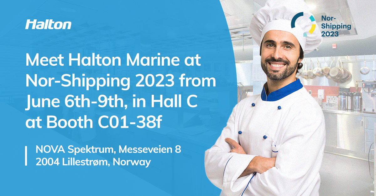 Meet Halton Marine in the Nor-Shipping 2023 exhibition in Oslo from June 6-9, 2023