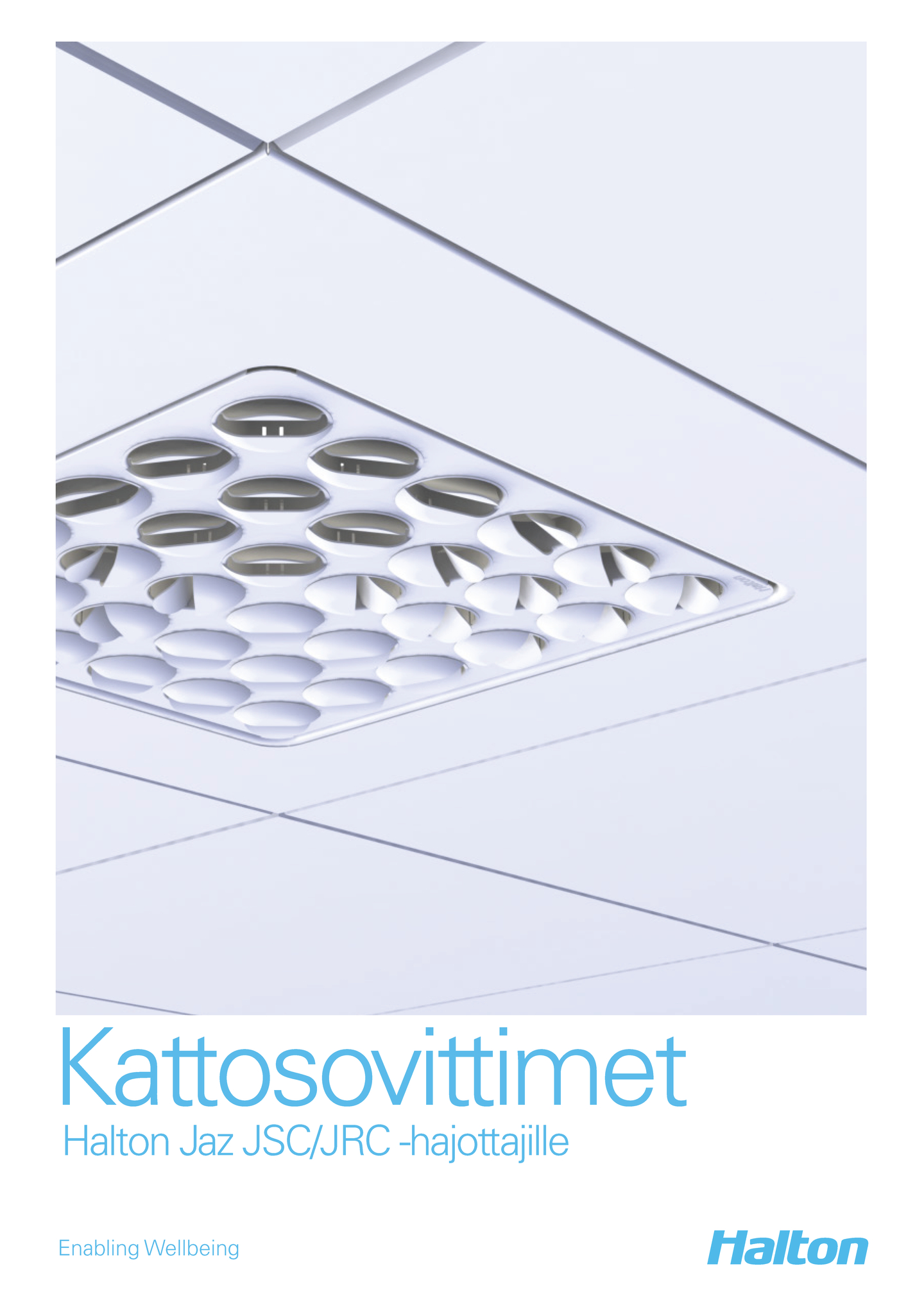 Kattosovittimet Halton Jaz JSC/JRC -hajottajille -esite