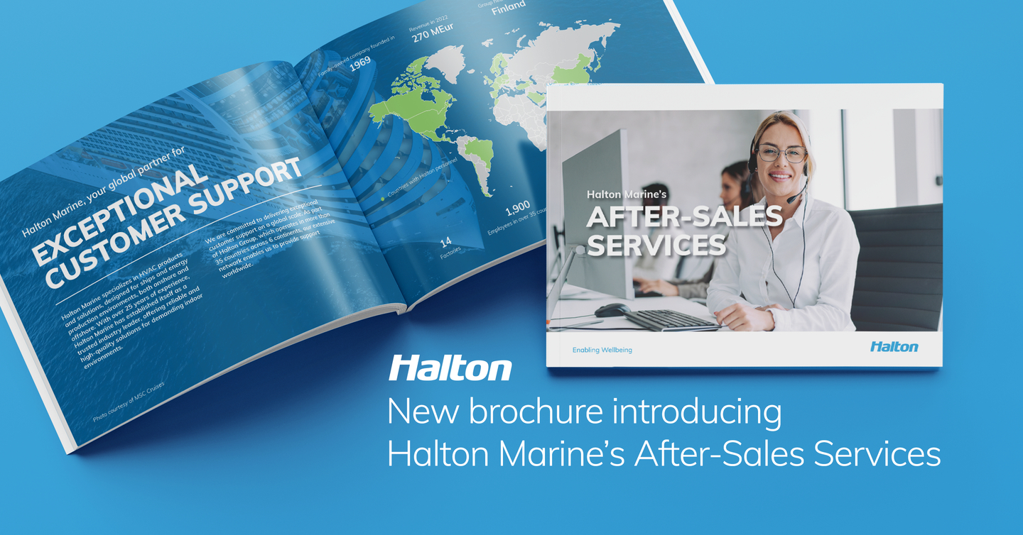 New brochure introducing Halton Marine’s After-Sales Services is now available!
