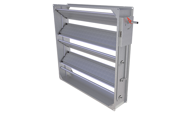 Halton UTT – Multi-blade airflow management damper (CAV)